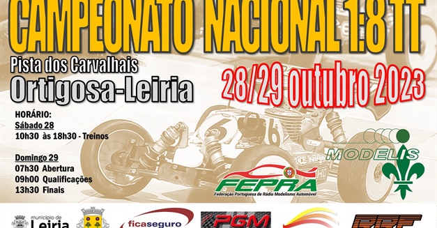 4ª Prova Campeonato Nacional 1/8 TT 2023 (Combustão & Elétrico)