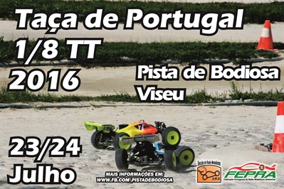 Taça de Portugal 1/8 TT 2016 - 23 e 24 de Julho de 2016 - INFORMAÇÕES