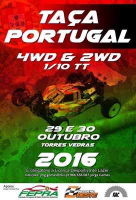 Taça de Portugal 1/10 TT (2WD e 4WD) - INFORMAÇÕES