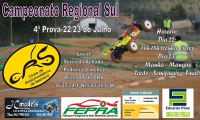 4ª Prova Campeonato Regional Sul 1:8 TT - Informações