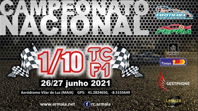 1ª Prova Campeonato Nacional de 1/10 TC Stock/MOD e F1, 2021