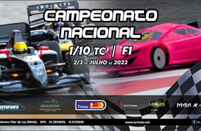 3ª Prova do Campeonato Nacional 1/10 TC e Trofeu F1