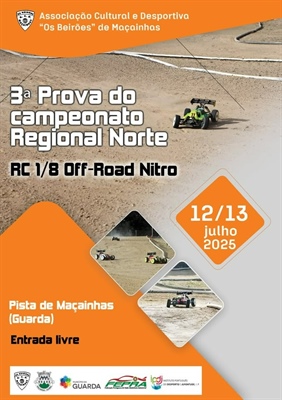3ª Prova do Campeonato Regional Norte (A e B) 1/8TT