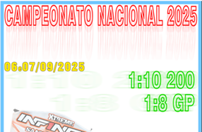 1º Prova do Campeonato Nacional  1/10 200 e 1/8 Pista