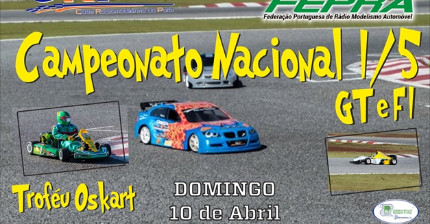 2ª Prova Campeonato Nacional 1/5 Pista e F1 + Troféu Oskart