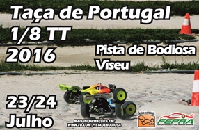 Taça de Portugal 1/8 TT 2016 - 23 e 24 de Julho de 2016 - INFORMAÇÕES