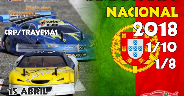 1ª Prova Campeonato Nacional 1:10 e 1:8 Pista - Informações