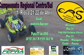 1ª Prova Campeonato Regional Centro/Sul 1:8 TT - Informações
