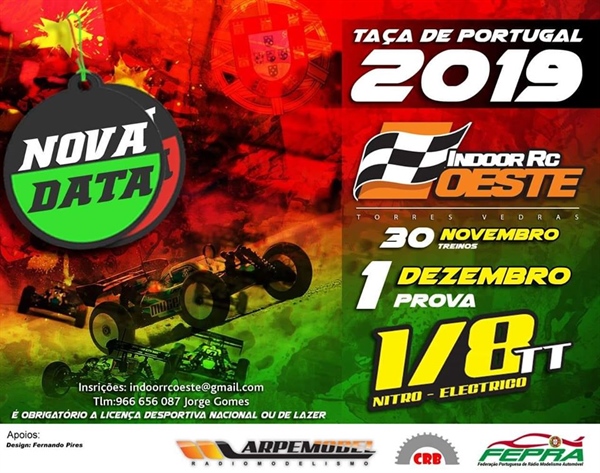 TAÇA DE PORTUGAL de 1/8 TT Nitro e Eléctrico